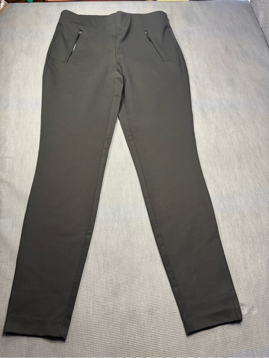 Rachel Zoe Denim - Rachel Zoe Dark Green Skinny Zip-Pocket Jeans